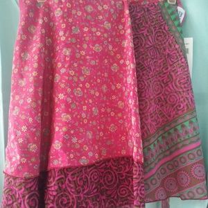 Darn Good Yarn Wrap Miniskirt